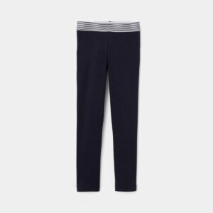 Girl cotton piqué leggings