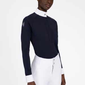 Aira Long Sleeve Show Shirt (Navy)