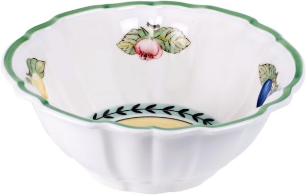 French Garden Fluted Rice Bowl Set of 4 by Villeroy & Boch - 20 Ounces
