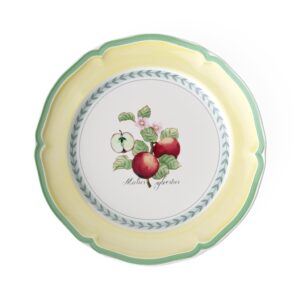 Villeroy & Boch French Garden Valence Dinner Plate : Apple, 10.25 in, White/Multicolored