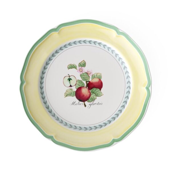 Villeroy & Boch French Garden Valence Dinner Plate : Apple, 10.25 in, White/Multicolored