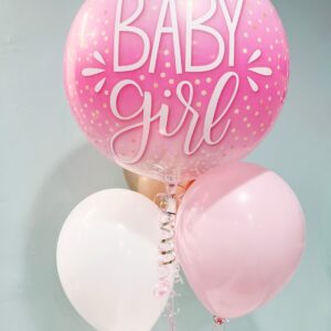 Rainbow Black Foil Balloon with Stripes and Stars