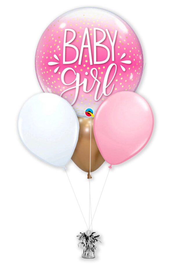 Rainbow Black Foil Balloon with Stripes and Stars - Image 2