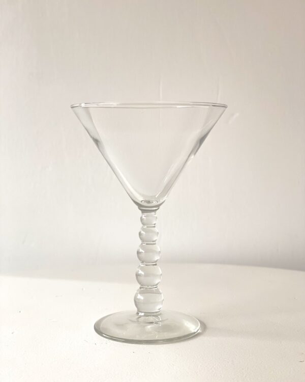 Stem Cocktail Glasses with Beads (Set of 2) - Image 2