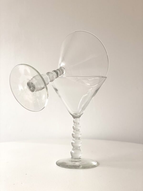 Stem Cocktail Glasses with Beads (Set of 2) - Image 3