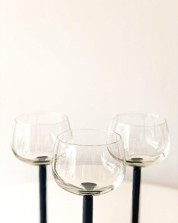 Black Stem Aperitif Glasses (10 available) - Image 5