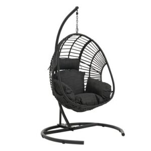 Hanging chair GJERN W118xH184xD106 black