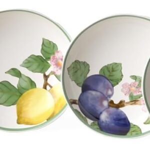 Villeroy & Boch French Garden Fleurence 4in Bowl, 20 oz, Premium Porcelain, White/Colored