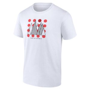 T-Shirt Tour de France Red Polka Graphique