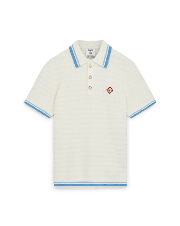 Cotton Boucle Polo Shirt