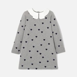 Girl heart pattern dress