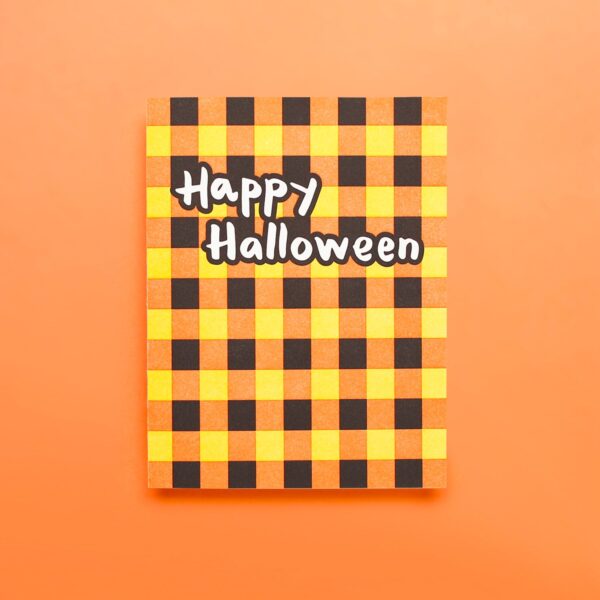 Halloween Plaid Print - Image 2