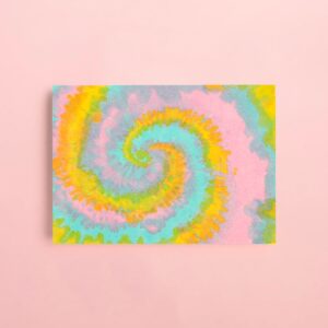hand dyed design card set