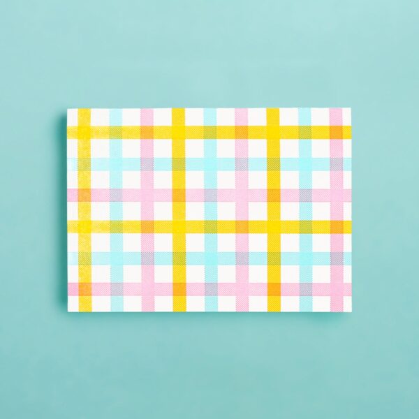 Plaid Pattern Card Set