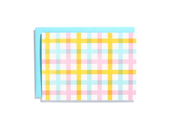 Plaid Pattern Card Set - Image 2