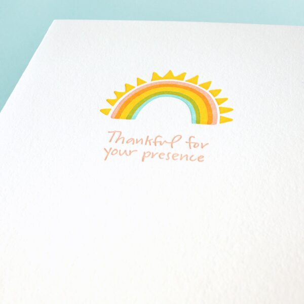 Handcrafted Rainbow Greeting