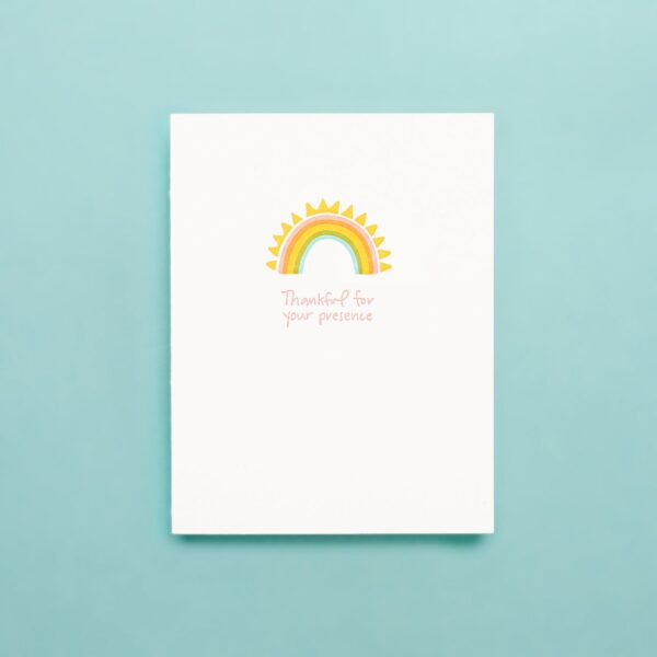 Handcrafted Rainbow Greeting - Image 2