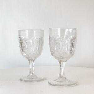Vintage Wine Glasses (Set of 2)