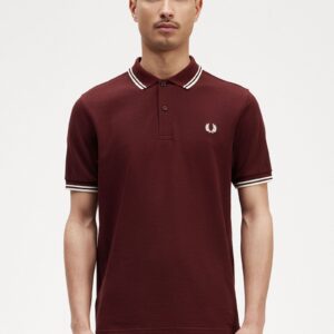 The Fred Perry ShirtM3600 Oxblood / Ecru / Ecru