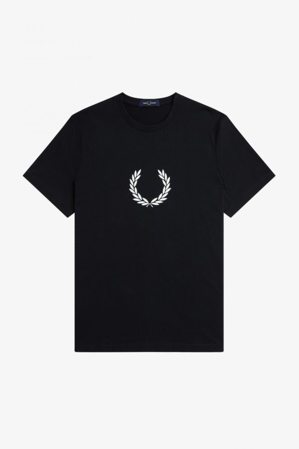 Laurel Wreath Graphic T-Shirt Black