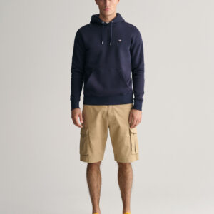 Relaxed Fit Twill Cargo Shorts