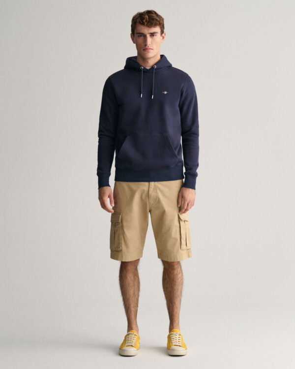 Relaxed Fit Twill Cargo Shorts