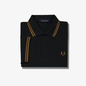 The Fred Perry ShirtM3600 Black / Shaded Stone / Shaded Stone