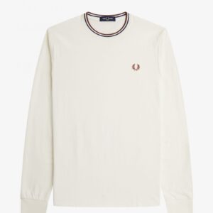 Twin Tipped T-Shirt Ecru / Whisky Brown