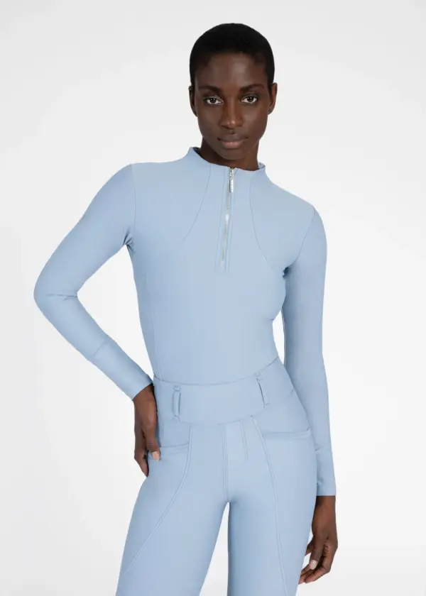 Long Sleeve Base Layer (Aqua)