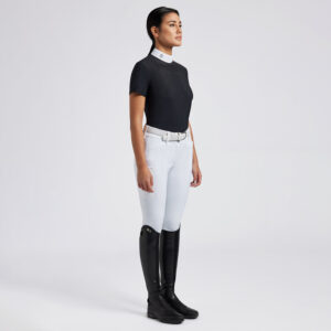 Cavalleria Toscana Women's Competition Shirt in Technical Jersey with Buttons