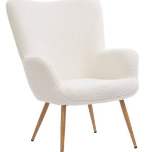 Armchair HUNDESTED off-white
