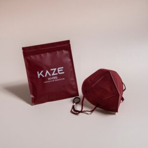 maroon protective face mask