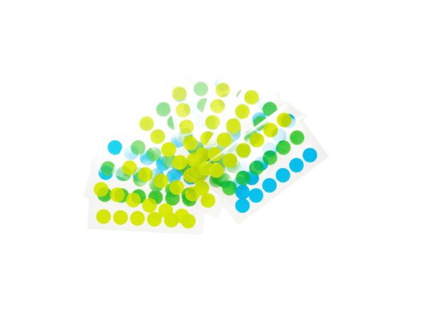 colorful dot stickers