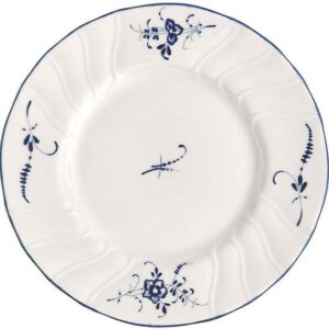 Villeroy & Boch Vieux Luxembourg Bread & Butter Plate, 6.75 in, White/Blue