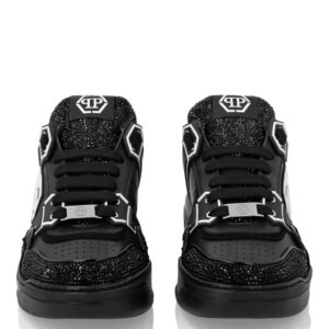 LEATHER LOW-TOP SNEAKERS MOON WALKER