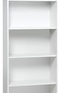 Bookcase HORSENS 5 shelves white