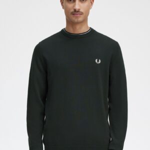Classic Crew Neck Jumper Night Green