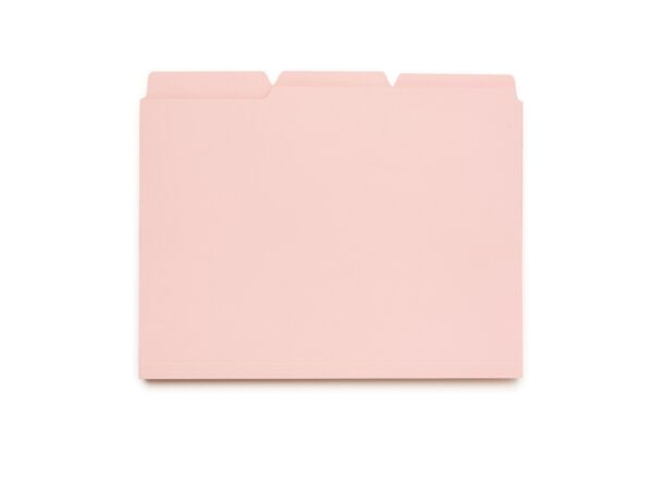 Pink File Holders