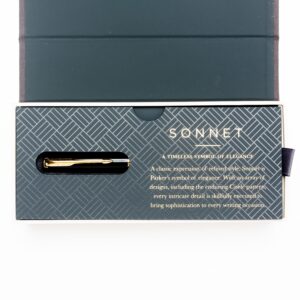 Elegant Black Lacquer Fine Point Pen