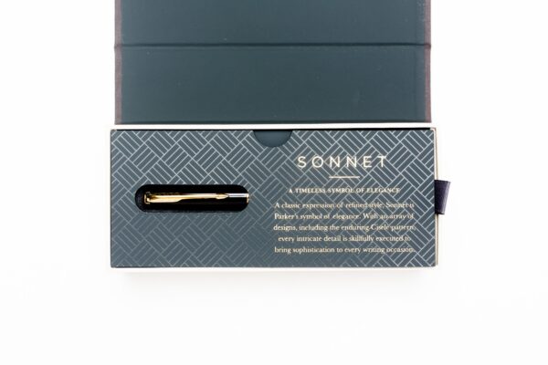 Elegant Black Lacquer Fine Point Pen