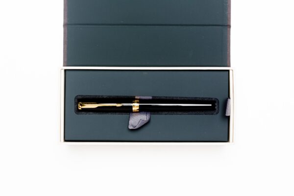 Elegant Black Lacquer Fine Point Pen - Image 2
