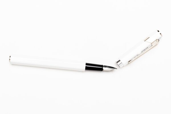 Metallic White Fountain Pen