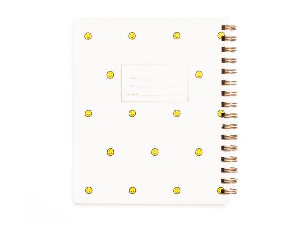 Standard Notebook with Smiley Design