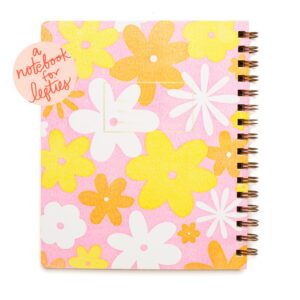 Standard Notebook with Floral Design