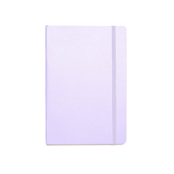 Softcover Medium Notebook A5 Lavender Dotted - Image 2