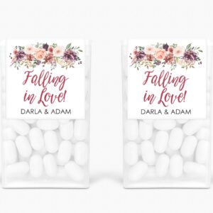 Wedding Favor Mint Labels Set of 24