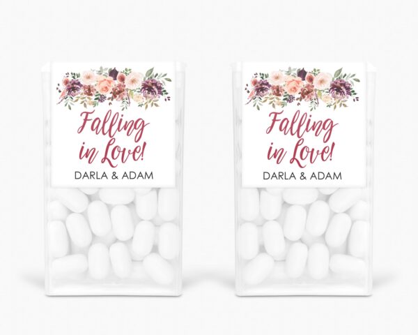 Wedding Favor Mint Labels Set of 24