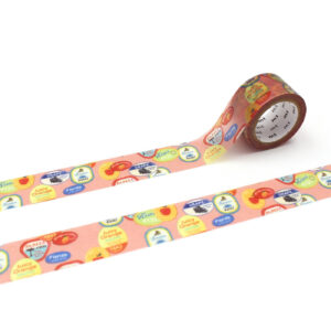 24mm vintage fruit labels paper tape