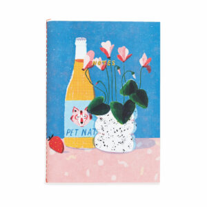 Floral pattern canvas journal