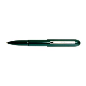 bullet ballpoint pen in dark green